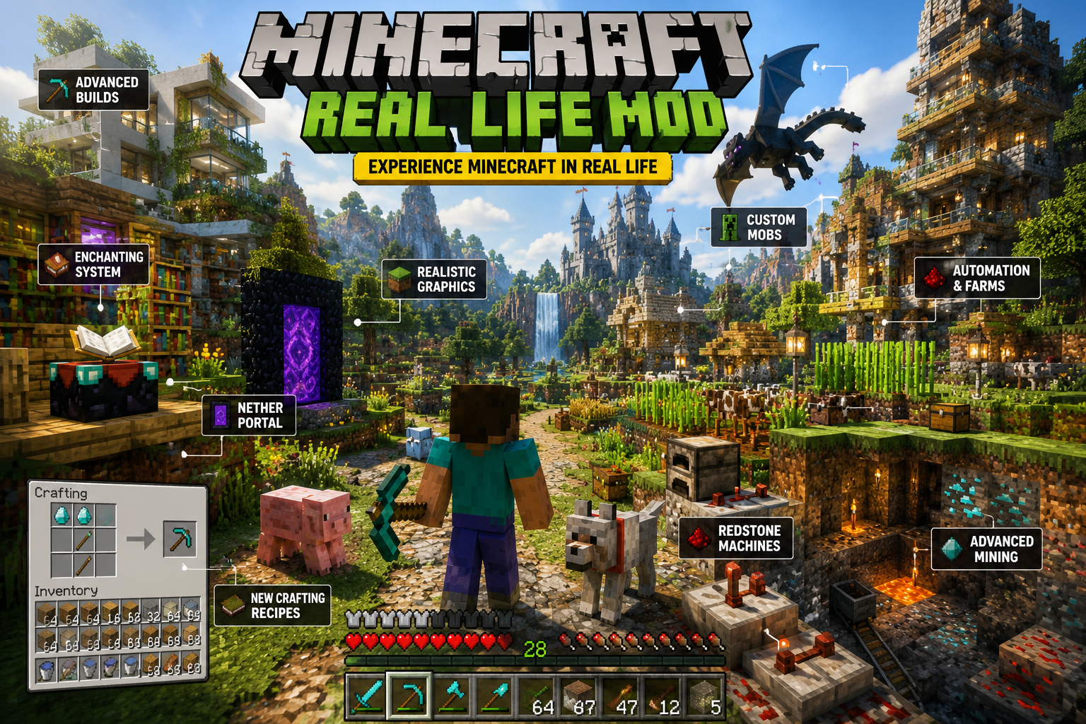 Minecraft Real Life Mod