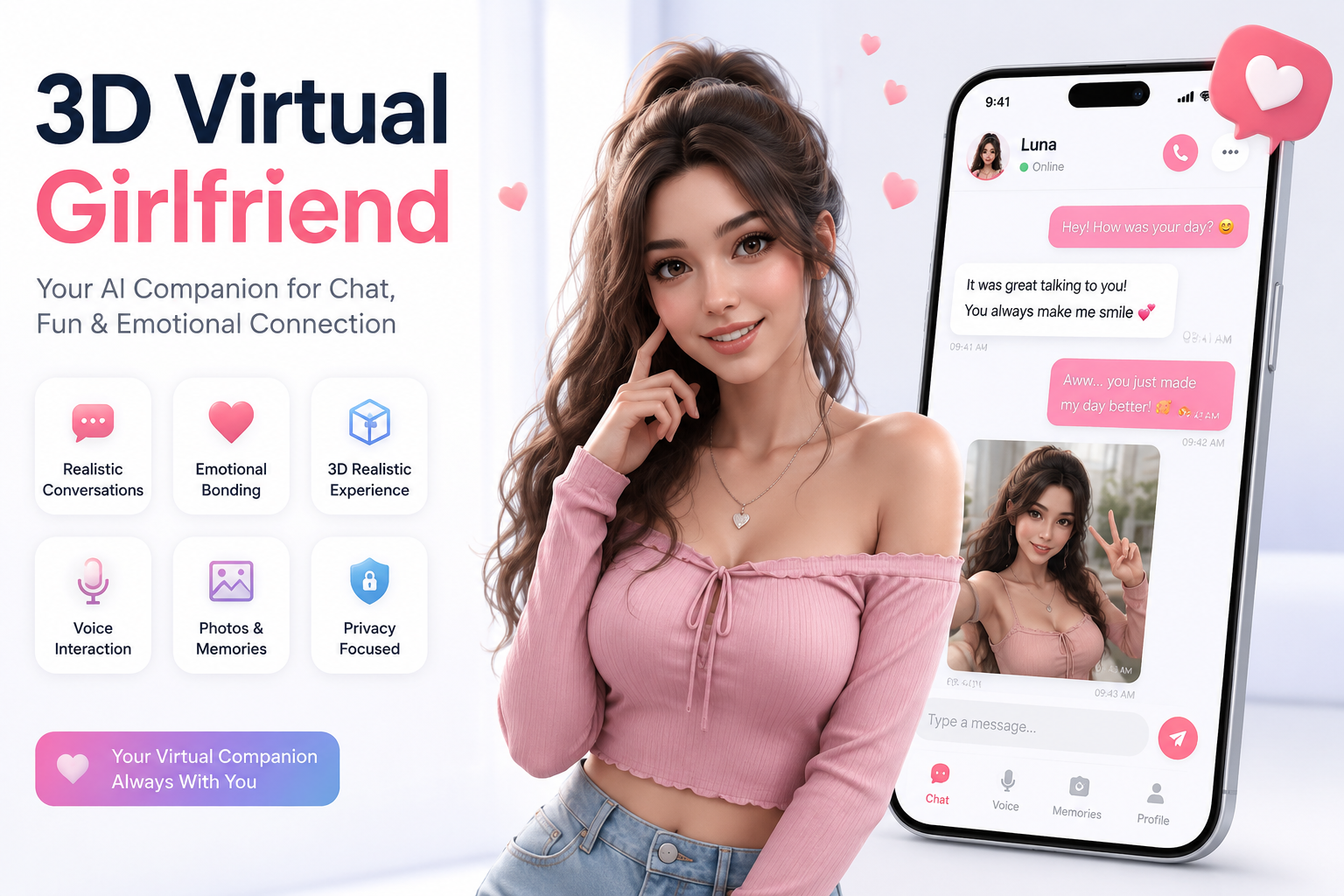 3D Virtual Girlfriend