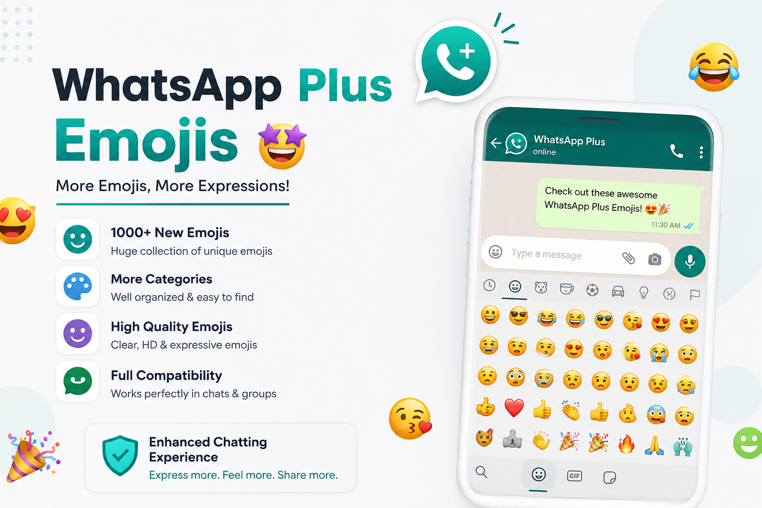 WhatsApp Plus Emojis