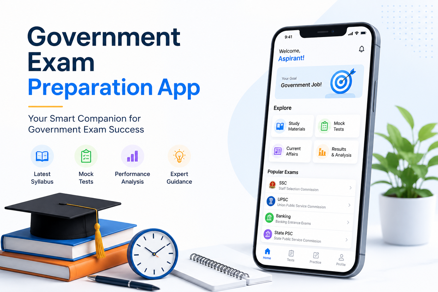 Government Exam Preparation App