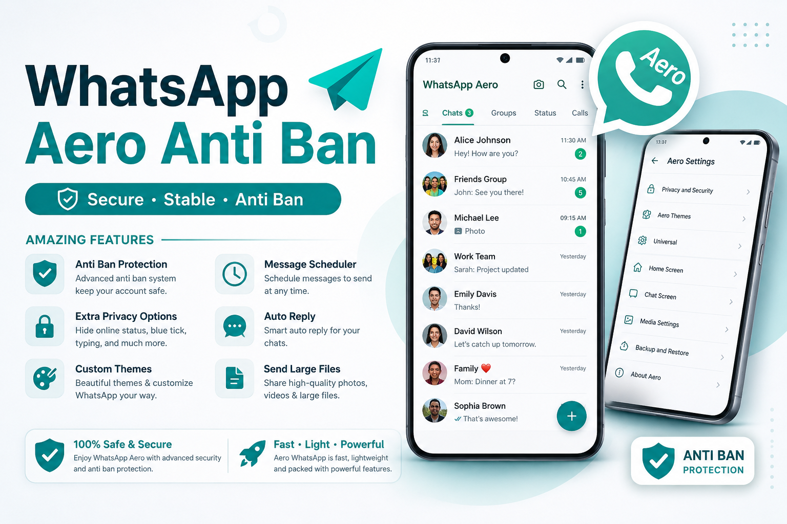 WhatsApp Aero Anti Ban