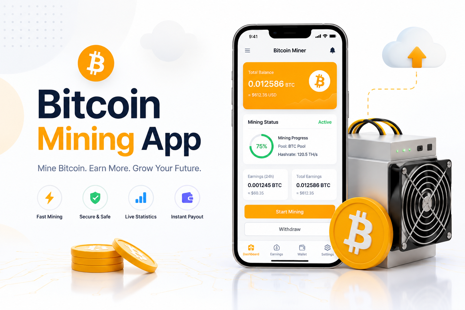 Bitcoin Mining App