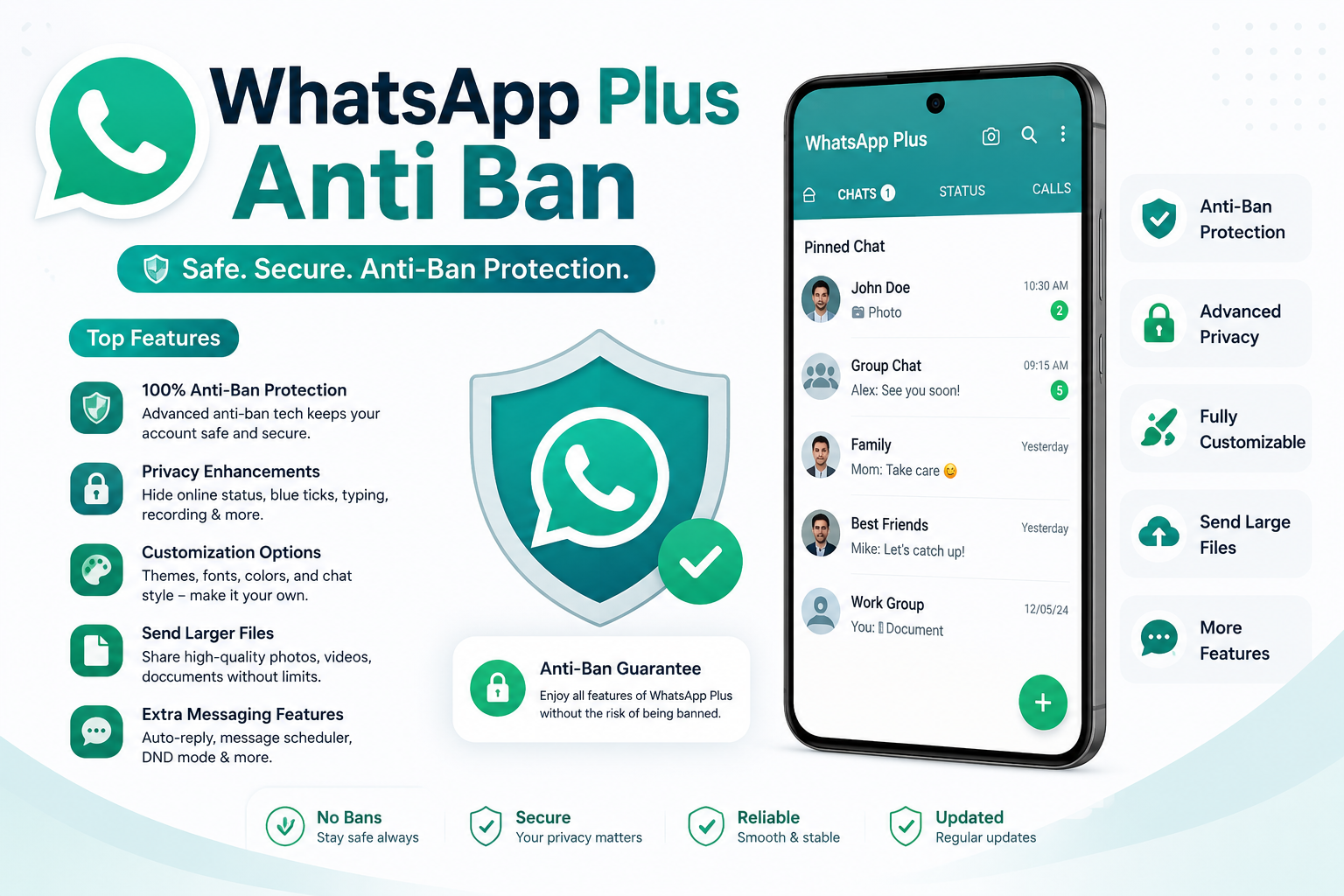 WhatsApp Plus anti ban