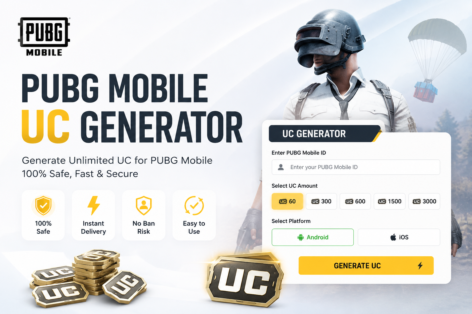 PUBG Mobile UC generator