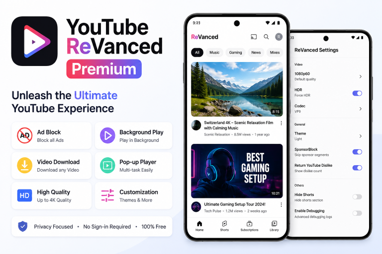 YouTube ReVanced Premium